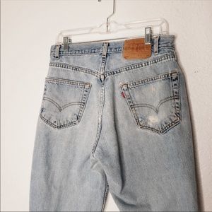 Vintage Levi’s high rise loose fitting jeans